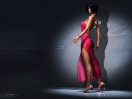 3D glamour girl (click to view)
