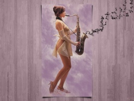 Saxy girl (click to view)
