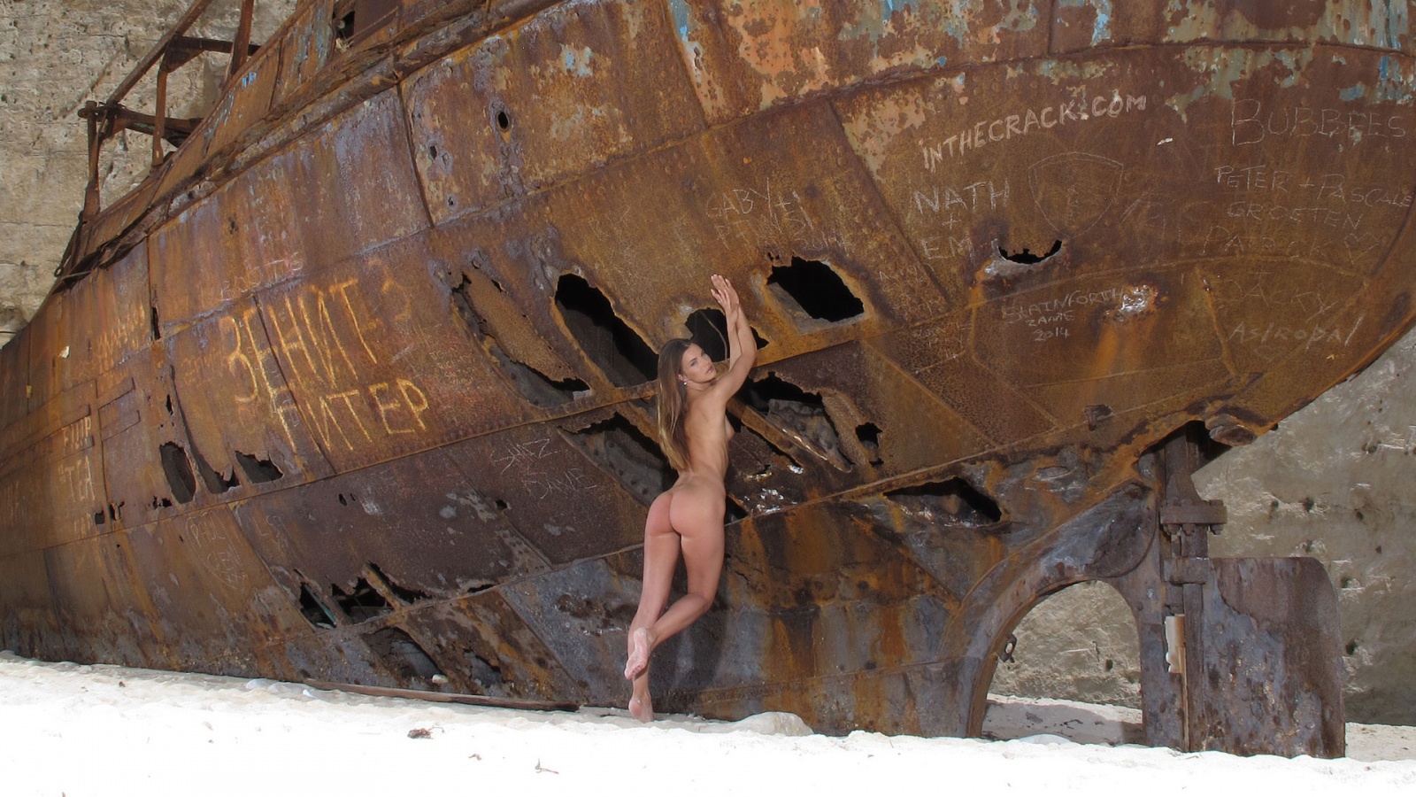 Suzie carina nude beach-naked photo