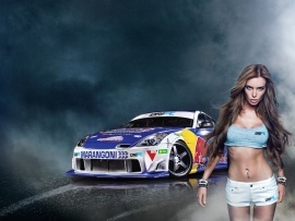 Drift cars babe (click to view)
