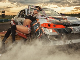 Drift race grid girl (click to view)