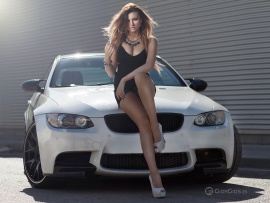 Montse Roura Nude - Montse Roura hot legs beauty and BMW M3 wallpapers
