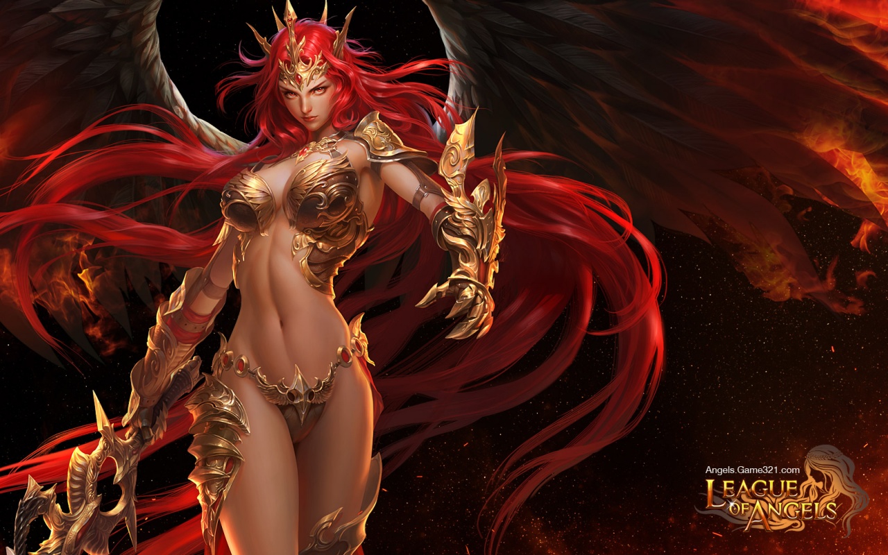 League Angels Porn - League of Angels sexy artwork wallpapers